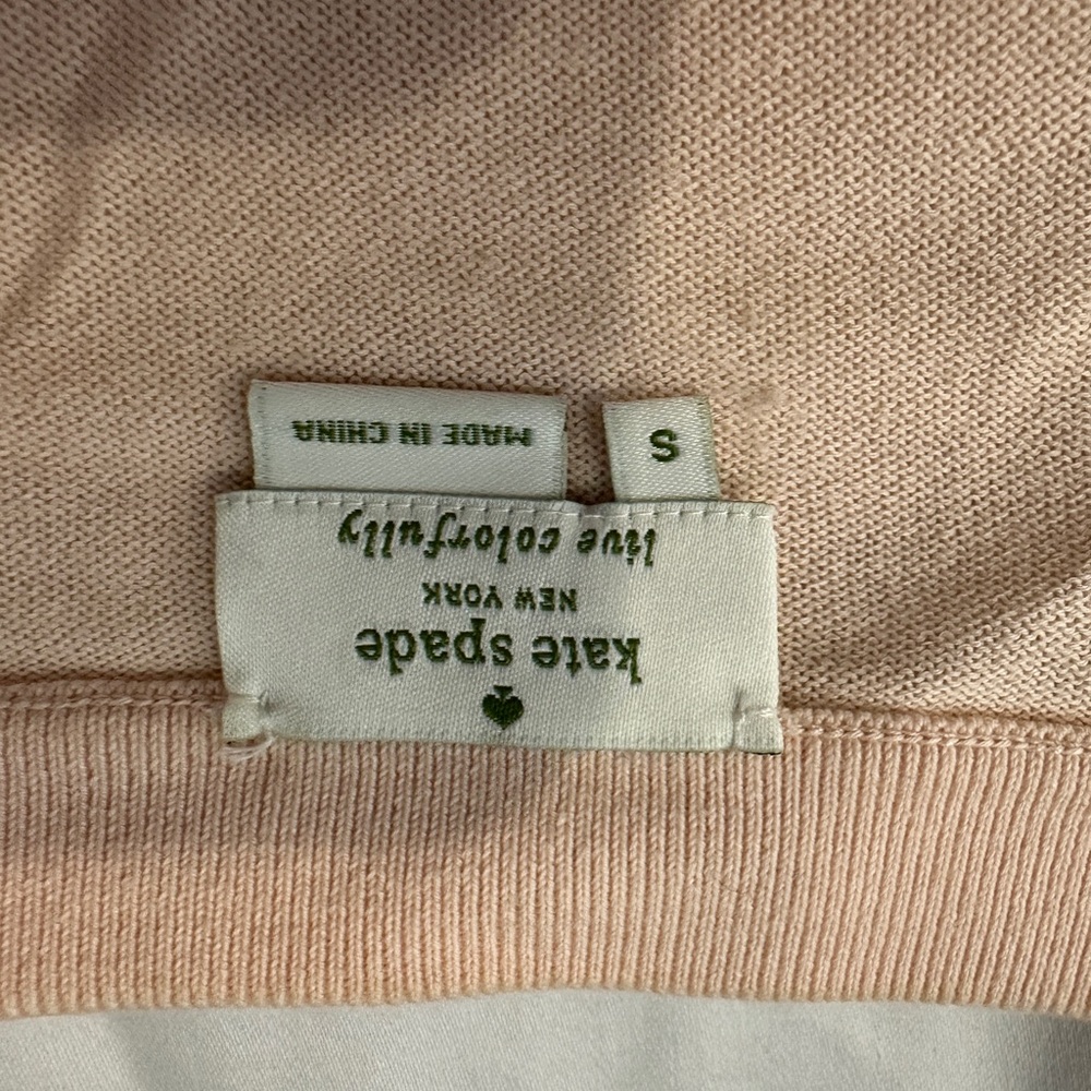 Pink Kate Spade Cardigan with Bead Accents - Picture 4 of 4